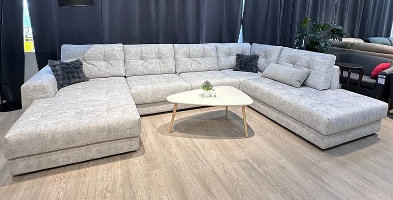 Модульный Брайтон канапе с оттоманкой, Fresca brilliant, Outlet